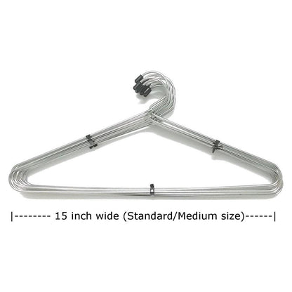 Stainless Steel Cloth Hanger (12 Pcs)