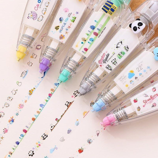 Decoration Tape Cute Novelty Sticker Pen Machine (Pack of 2)