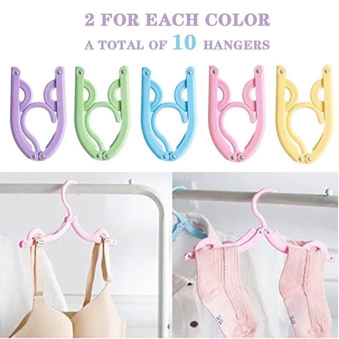 Portable Foldable Clothes Hangers (Pack of 4)