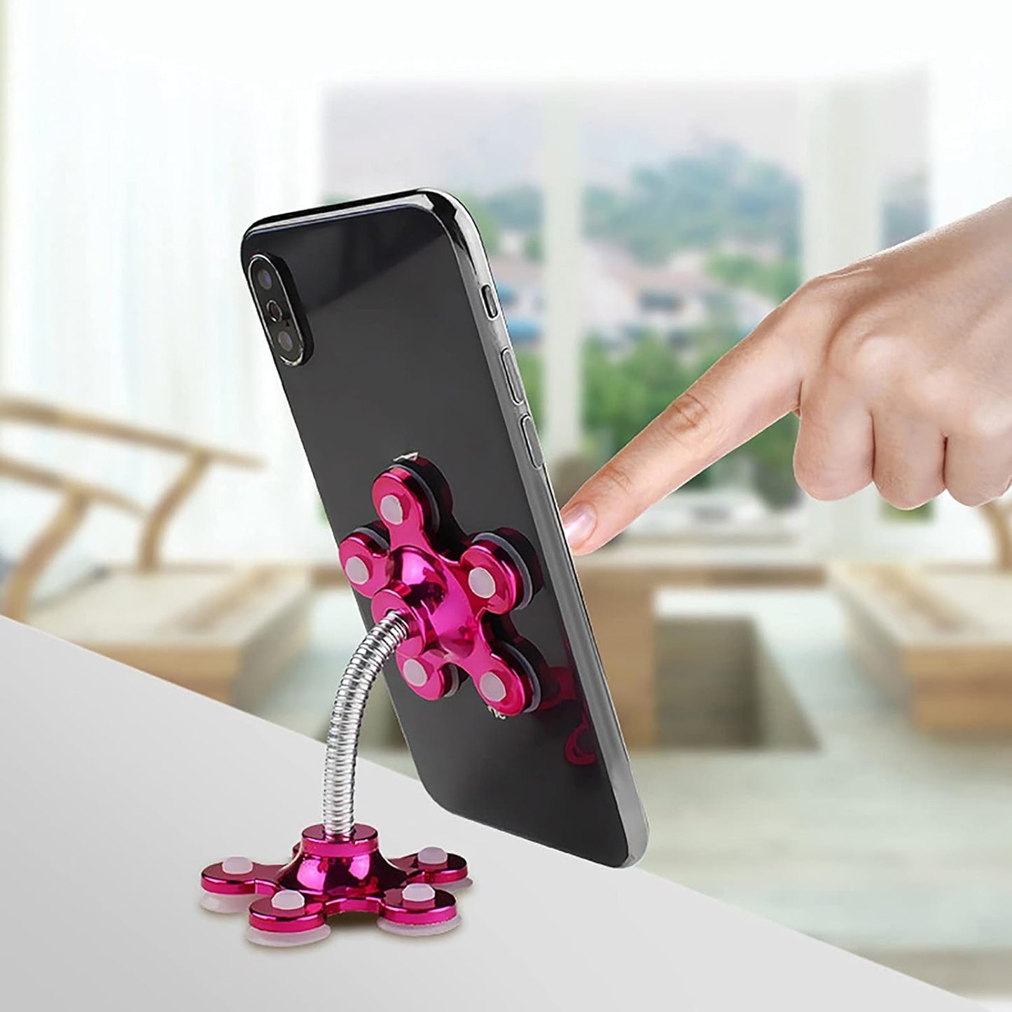 Multi-function Double-sided Suction Cup Mobile Phone Holder