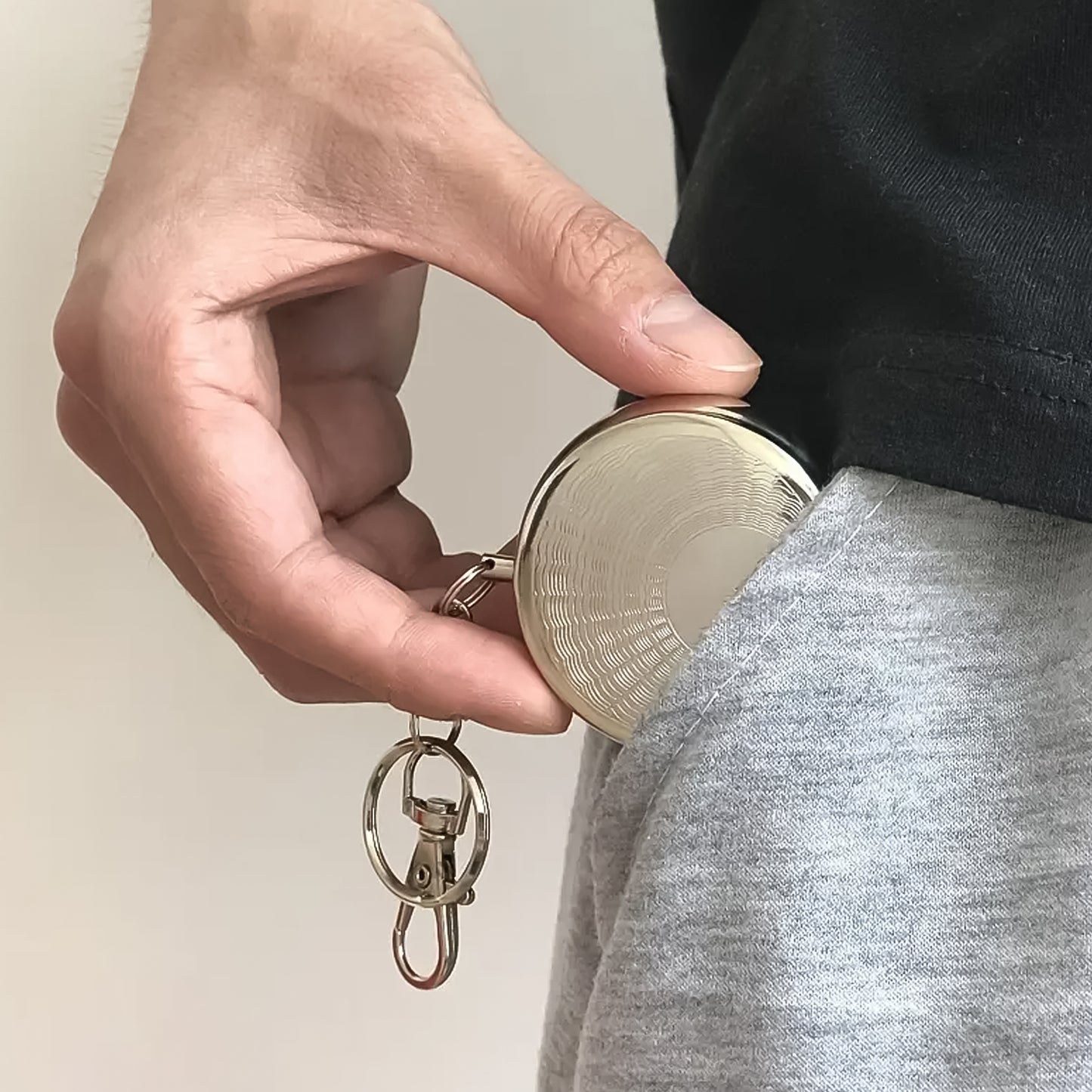 Mini Pocket Ss Ashtray With Keyring (1pc)