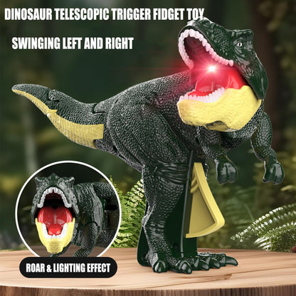 17969 Dinosaur Roaring Toys Trigger Dinosaurs Toys With Dinosaur Sound Lighting Model Vibrating Headmoving (3 + Years  1 Pc)