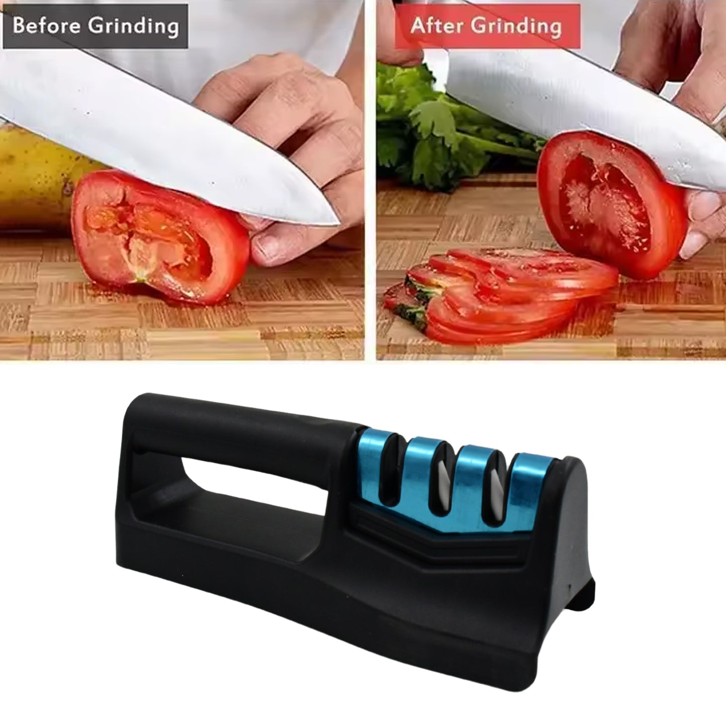 10020 Knife Sharpener For Kitchen  Knife Sharpener With Vegetable Chopper And Fish Scale Remover  Handheld Knives  Pocket Knife Sharpener  Knife Sharpener For Chefs  Serrated Knife (9in1)