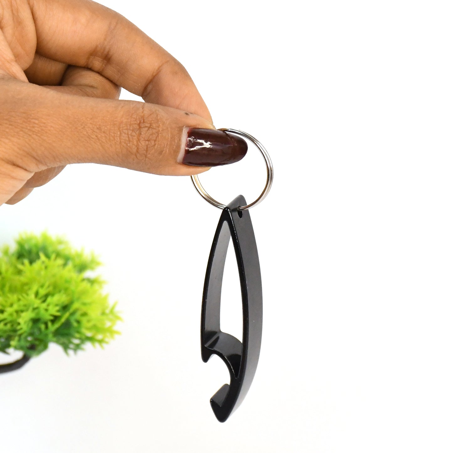 Metal Bottle Opener Keychain (1 Pc)