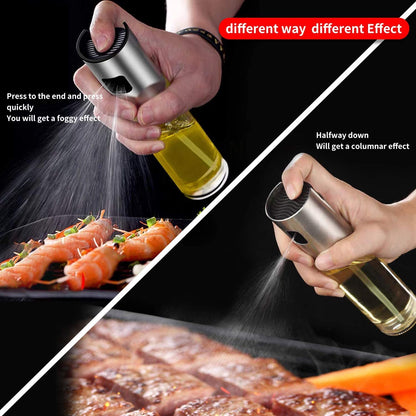 7126 Oil Sprayer Dispenser Oil Versatile Glass Spray Bottle For Cooking  Multi Use Bottle