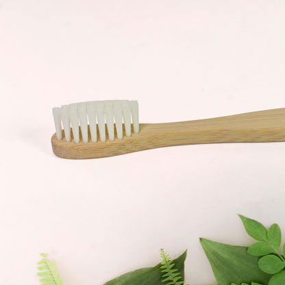 Wooden  Bamboo Brush Toothbrush Ultra Soft Bristles (1 Pc)