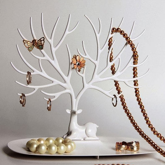 Deer Antlers Jewellery Holder Deer Tree Jewellery Tower Stand (1 Pc)