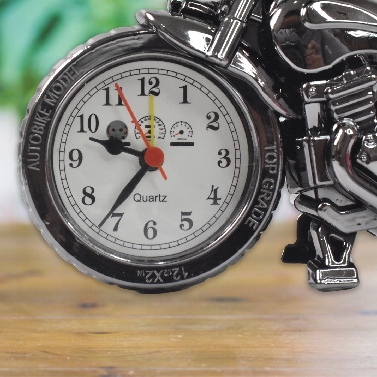 Motorcycle Alarm Clock Motor Table Clock For Home Decor (1 Pc)