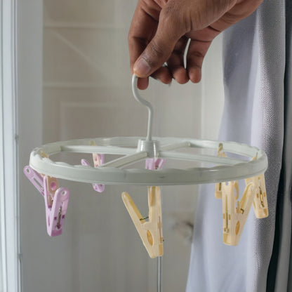 Clothespin Rack Laundry Drying Rack