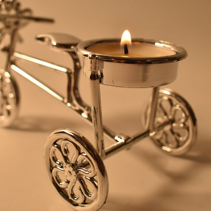 Cycle Tealight Holder  Candle Holder Decorative Candle (1 Pc)