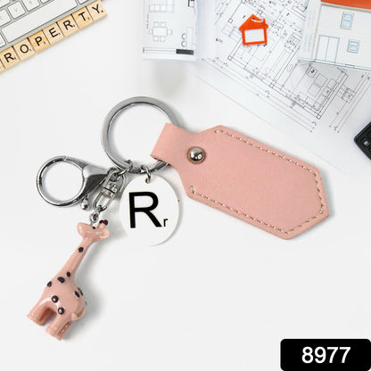 Charming Giraffe Keychain  A Touch Of Whimsy For Your Everyday Essentials (1 Pc)