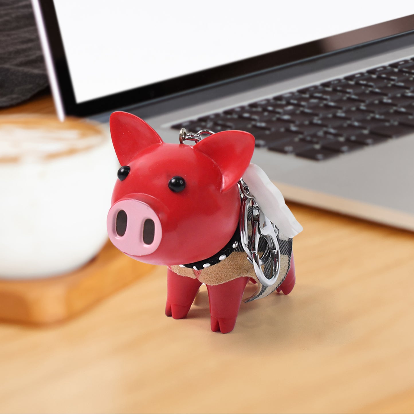 Cute Pig Keyring Keychain (1 Pc)