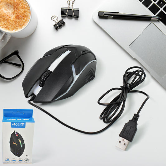 Usb Wired Mouse Ergonomic Design Gaming Mouse  (1 Pc)