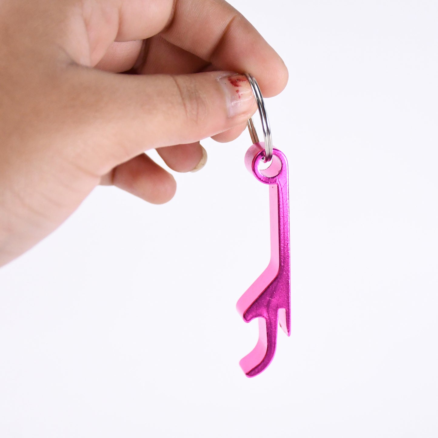 Metal Bottle Opener Keychain (1 Pc)