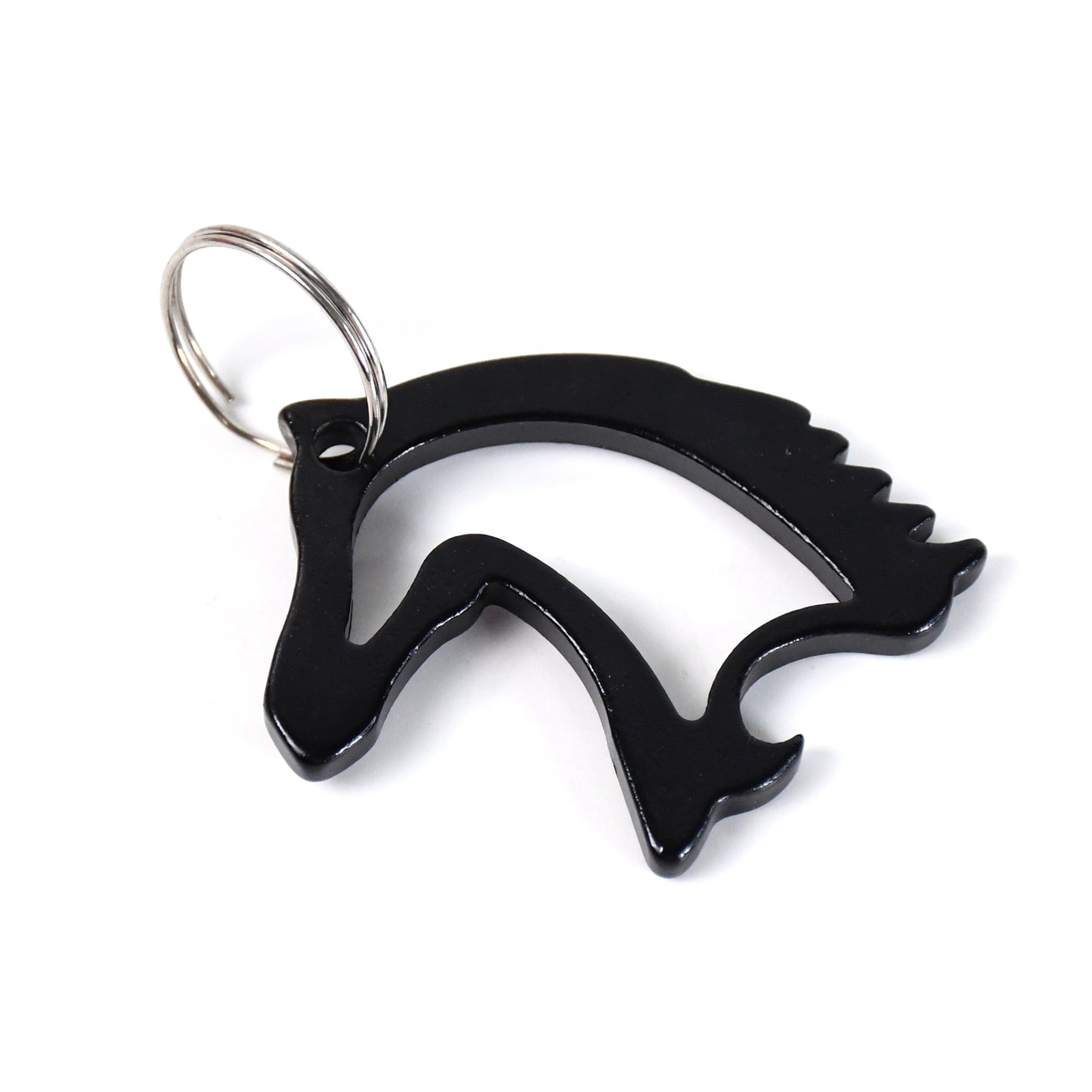 Metal Horse Face Shaped Keychain (1 Pc)