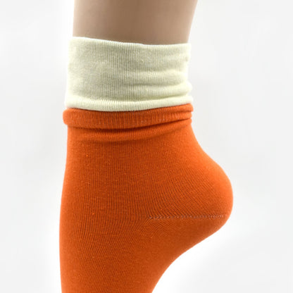 7357 Socks Breathable Thickened Classic Simple Soft Skin Friendly (1pair)